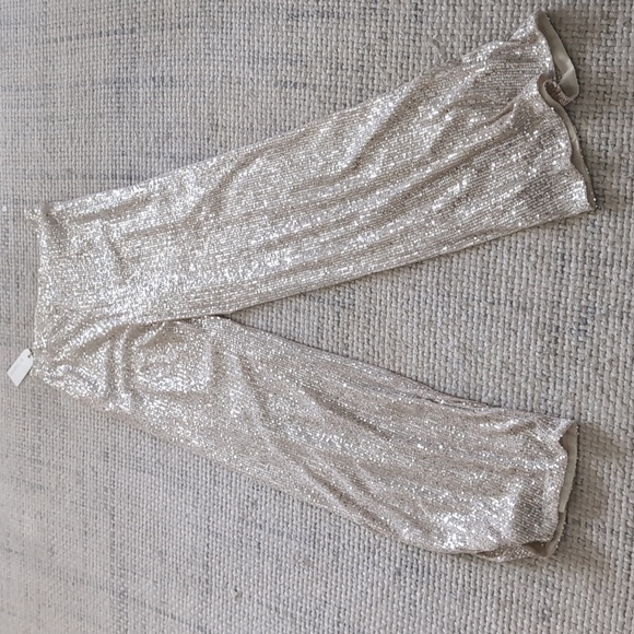 By Together sequin high waist flare pants NWT - Picture 5 of 5